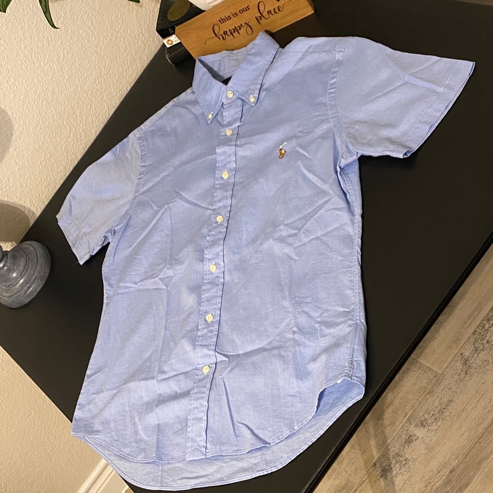 Polo Ralph Lauren Classic Light Blue Button-Down Shirt
